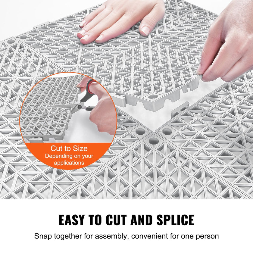 VEVOR Modular Interlocking Cushion, 55 Pack 12