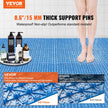 VEVOR Modular Interlocking Cushion, 55 Pack 12