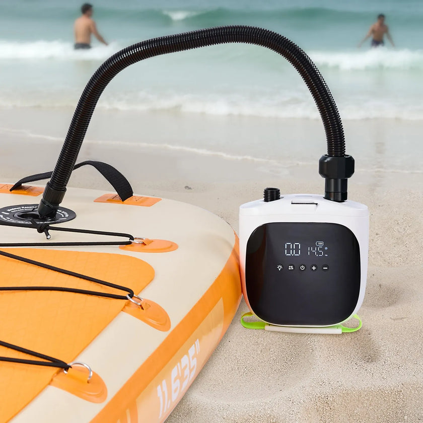 20 PSI Rechargeable Electric Paddle Board Pump with Auto Shut-Off & Deflation Function