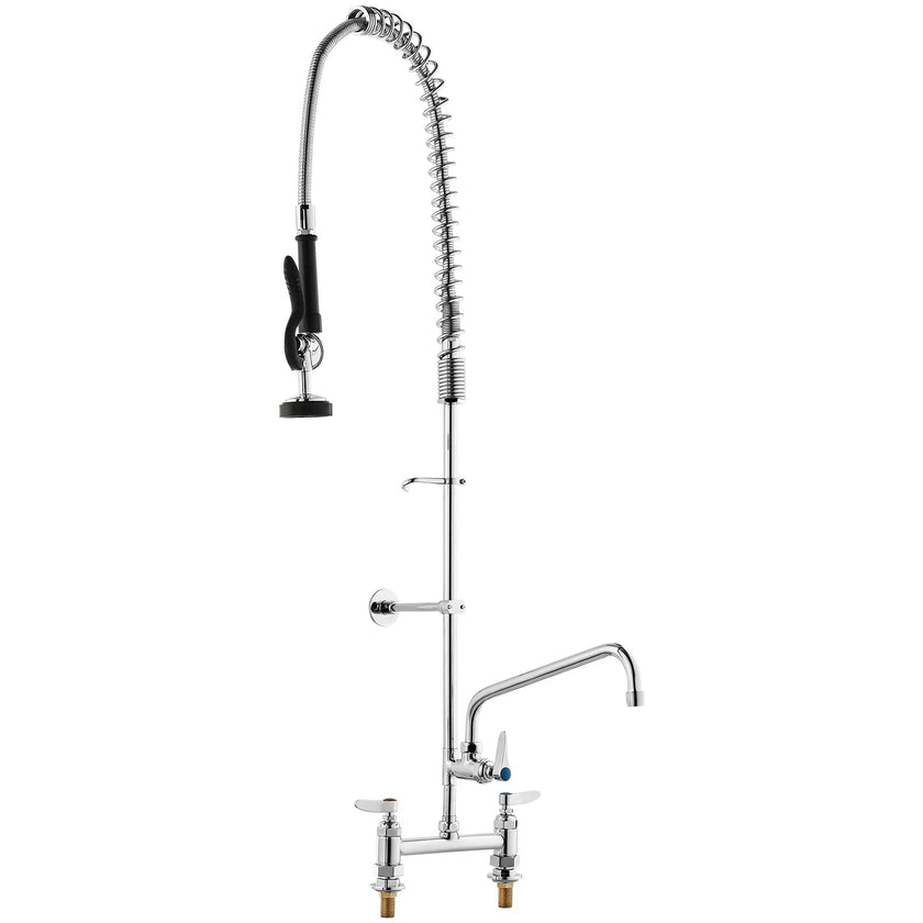 VEVOR Commercial Faucet with Pre-Rinse Sprayer, 44