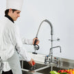 VEVOR Commercial Faucet with Pre-Rinse Sprayer, 26