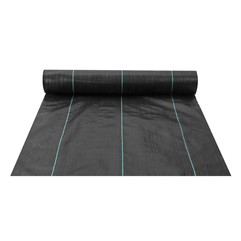 VEVOR 13FTx108FT Premium Heavy Duty Weed Barrier Landscape Fabric, 5OZ Woven Geotextile Fabric Under Gravel, High Permeability for Weed Blocker Weed Mat, Driveway Fabric, Weed Control Garden Cloth