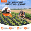 VEVOR Weed Barrier Landscape Fabric, 3.28*164FT Heavy Duty Garden Weed Fabric, Woven PP Weed Control Fabric, Driveway Fabric, Geotextile Fabric for Landscaping, Ground Cover, Weed Blocker Weed Mat, Bl