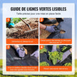VEVOR Weed Barrier Landscape Fabric, 3.28*164FT Heavy Duty Garden Weed Fabric, Woven PP Weed Control Fabric, Driveway Fabric, Geotextile Fabric for Landscaping, Ground Cover, Weed Blocker Weed Mat, Bl