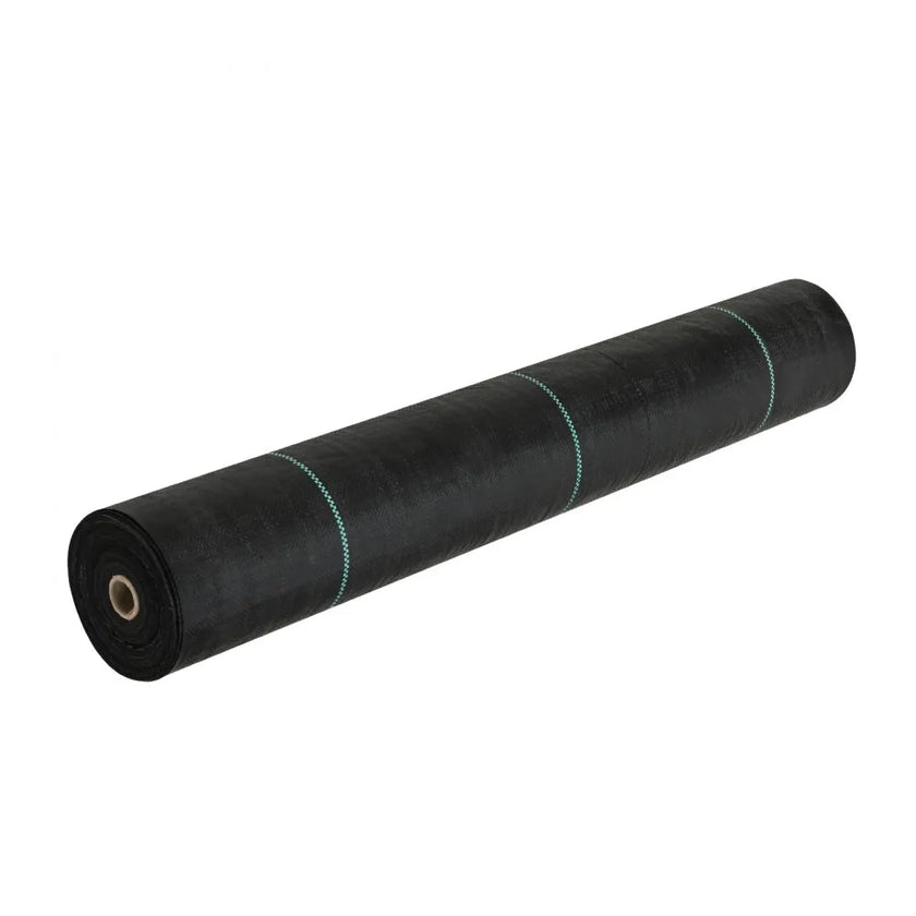 VEVOR Weed Barrier Landscape Fabric, 3*300FT Heavy Duty Garden Weed Fabric, Woven PP Weed Control Fabric, Driveway Fabric, Geotextile Fabric for Landscaping, Ground Cover, Weed Blocker Weed Mat, Black