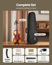 VEVOR Violin 4/4 Size Fiddle Set for Adult Beginners with Case Rosin Brown