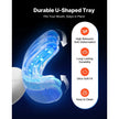 Teeth Whitening Kit with LED Light, 28/32 LED Accelerator Lights, Whitening Gel Syringe, Desensitizing Gel, and U-Shaped Tray, Wireless Portable Kit Fast and Effectively Removes Stubborn Stains