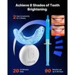 Teeth Whitening Kit with LED Light, 28/32 LED Accelerator Lights, Whitening Gel Syringe, Desensitizing Gel, and U-Shaped Tray, Wireless Portable Kit Fast and Effectively Removes Stubborn Stains