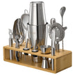 VEVOR Cocktail Shaker Set 13 Pcs Bartender Kit Stainless Steel Bar Tools Silver