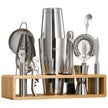 VEVOR Cocktail Shaker Set 13 Pcs Bartender Kit Stainless Steel Bar Tools Silver