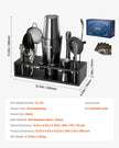 VEVOR Cocktail Shaker Set 13Pcs Bartender Kit Stainless Steel Bar Tools Gunmetal