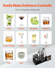 VEVOR Cocktail Shaker Set 13 Pcs Bar Tools Stainless Steel Bartender Kit Silver
