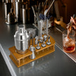 VEVOR Cocktail Shaker Set 18 Pcs Bartender Kit Stainless Steel Bar Tools Silver