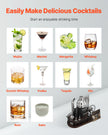 VEVOR Cocktail Shaker Set 23 Pcs Bartender Kit Stainless Steel Bar Tools Silver