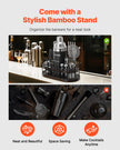 VEVOR Cocktail Shaker Set 23 Pcs Bartender Kit Stainless Steel Bar Tools Silver