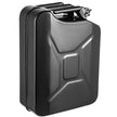 VEVOR Fuel Can, 5.3 Gallon / 20 L Portable Gas Can with Flexible Spout System, Rustproof ? Heat-resistant Steel Fuel Tank for Cars Trucks Equipment, Black