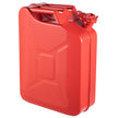 VEVOR Fuel Can, 5.3 Gallon / 20 L Portable Gas Can with Flexible Spout System, Rustproof ? Heat-resistant Steel Fuel Tank for Cars Trucks Equipment, Red