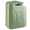 VEVOR Fuel Can, 5.3 Gallon / 20 L Portable Gas Can with Flexible Spout System, Rustproof ＆ Heat-resistant Steel Fuel Tank for Cars Trucks Equipment, Green