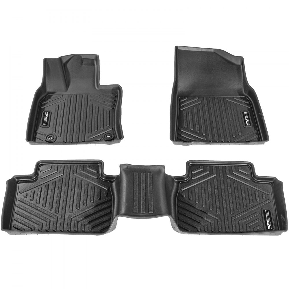 VEVOR Automotive Floor Mats Fits for Toyota Camry 2018-2024 3 pcs TPE Liners