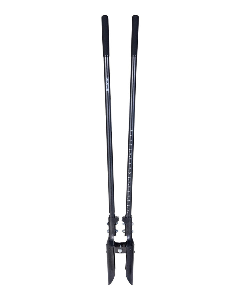 VEVOR Post Hole Digger with Carbon Steel Handle Scale Marks 57.5