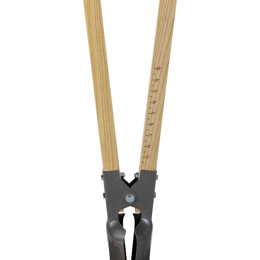 VEVOR Post Hole Digger with Wood Handle and Scale Markings 57.5