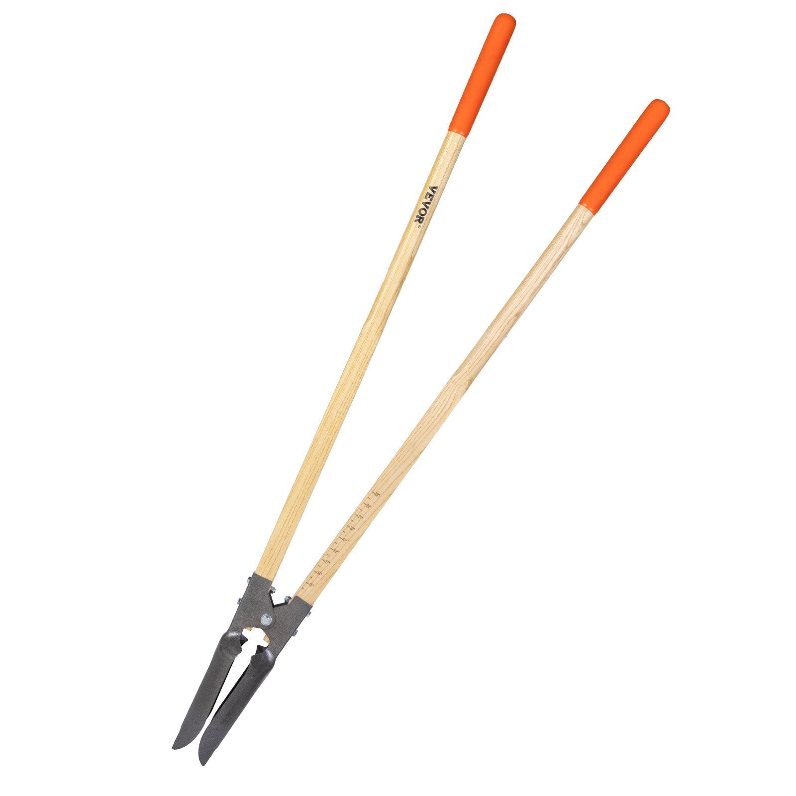 VEVOR Post Hole Digger with Wood Handle and Scale Markings 57.5