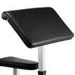 VEVOR Preacher Curl Bench Adjustable Home Gym Biceps Machine Barbell Equipment