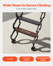 VEVOR Attic Ladder Wall-Mounted 660LBS/299.4KG Capacity for 9.5-10 ft Ceilings