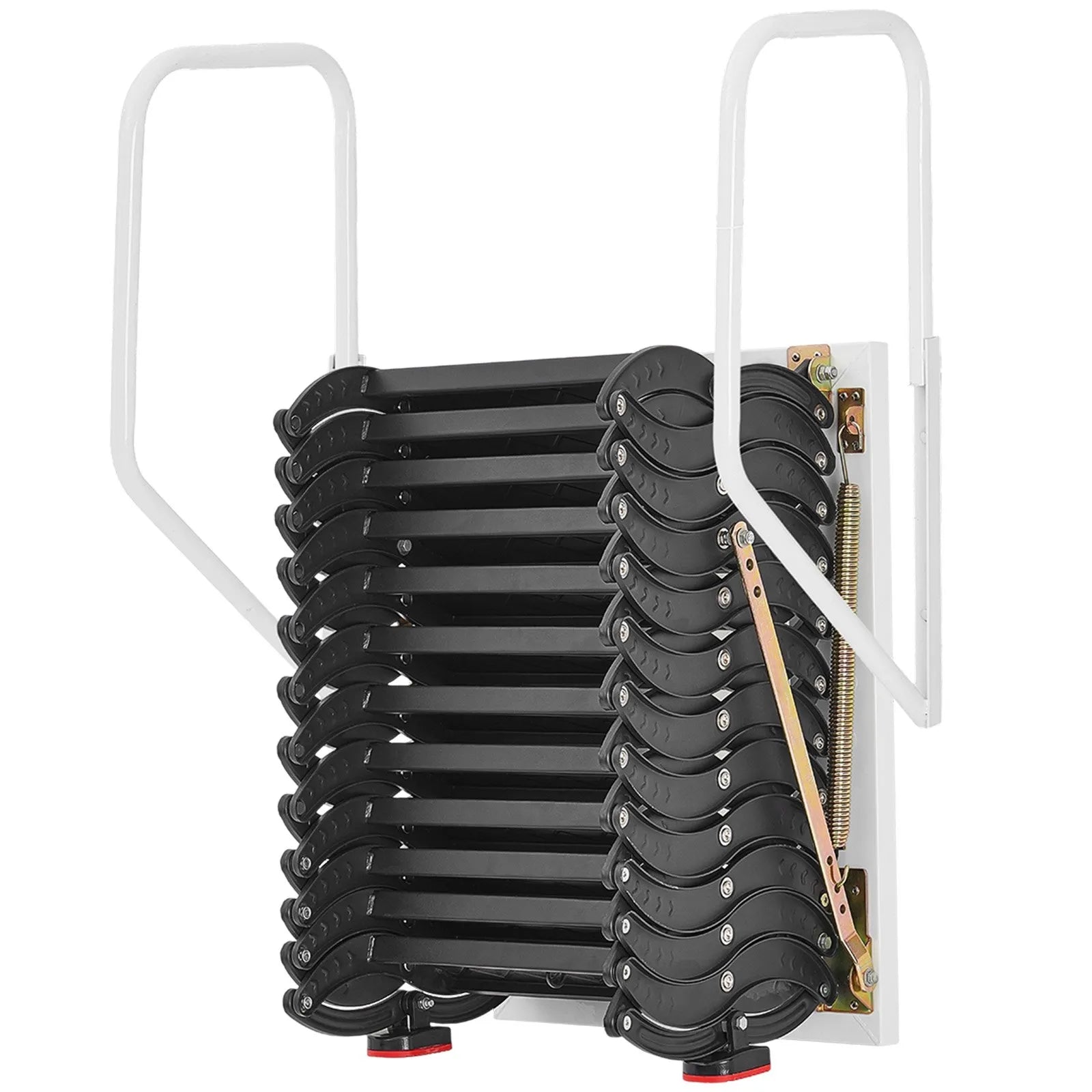 VEVOR Attic Ladder Wall-Mounted 660LBS/299.4KG Capacity for 9.5-10 ft Ceilings