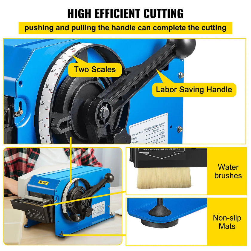 VEVOR Tape Dispenser, Maximum 39.4