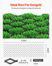 VEVOR Ground Grid 2-Inch Deep Geocell Grid 17.06x8.86FT / 5200x2700mm for Gravel