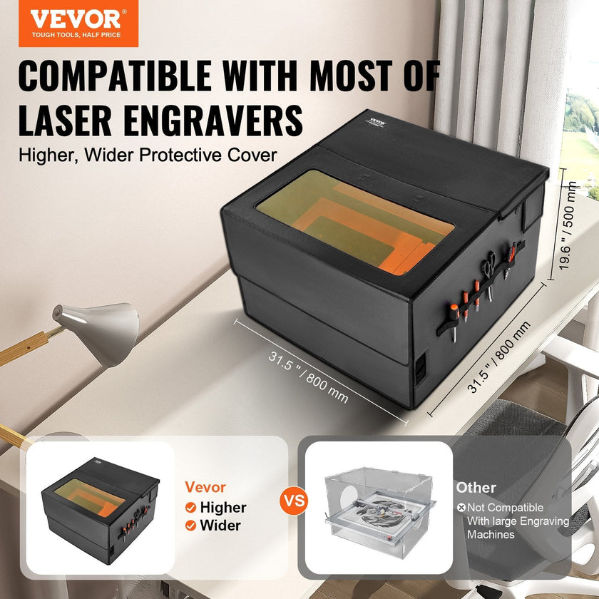 VEVOR Laser Engraver Enclosure 31.5 x 31.5 x 19.6