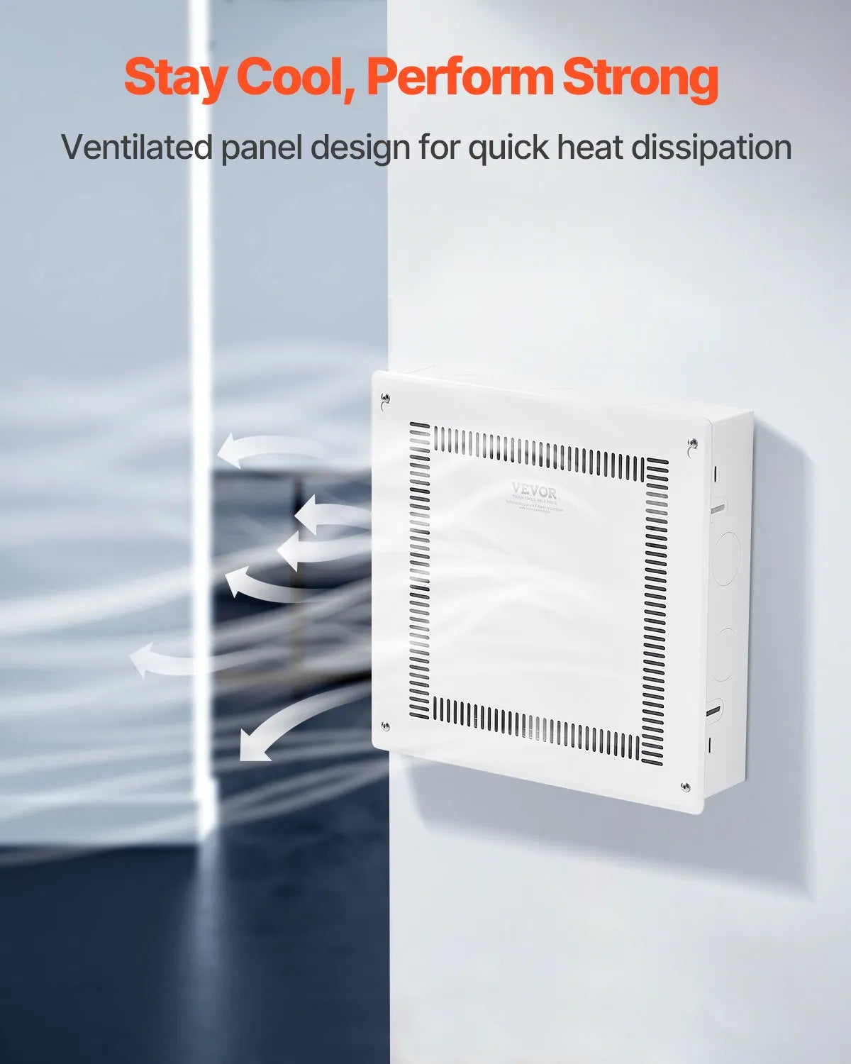VEVOR Structured Media Enclosure 14 in Recessed in-Wall TV Media Box with Cover