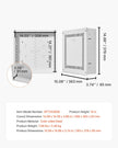VEVOR Structured Media Enclosure 14 in Recessed in-Wall TV Media Box with Cover