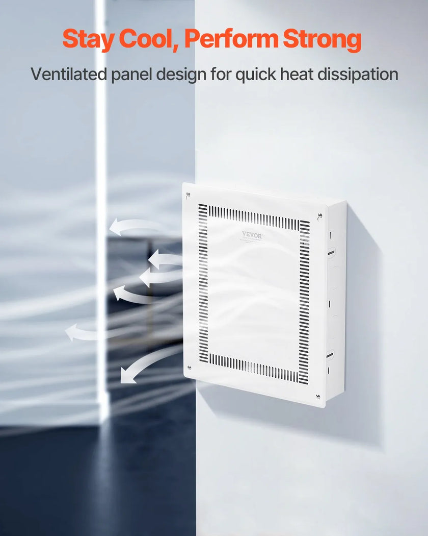 VEVOR Structured Media Enclosure 17 in Recessed in-Wall TV Media Box with Cover