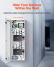 VEVOR Media Enclosure 42 in Structured Media Center with Vented Hinged Door