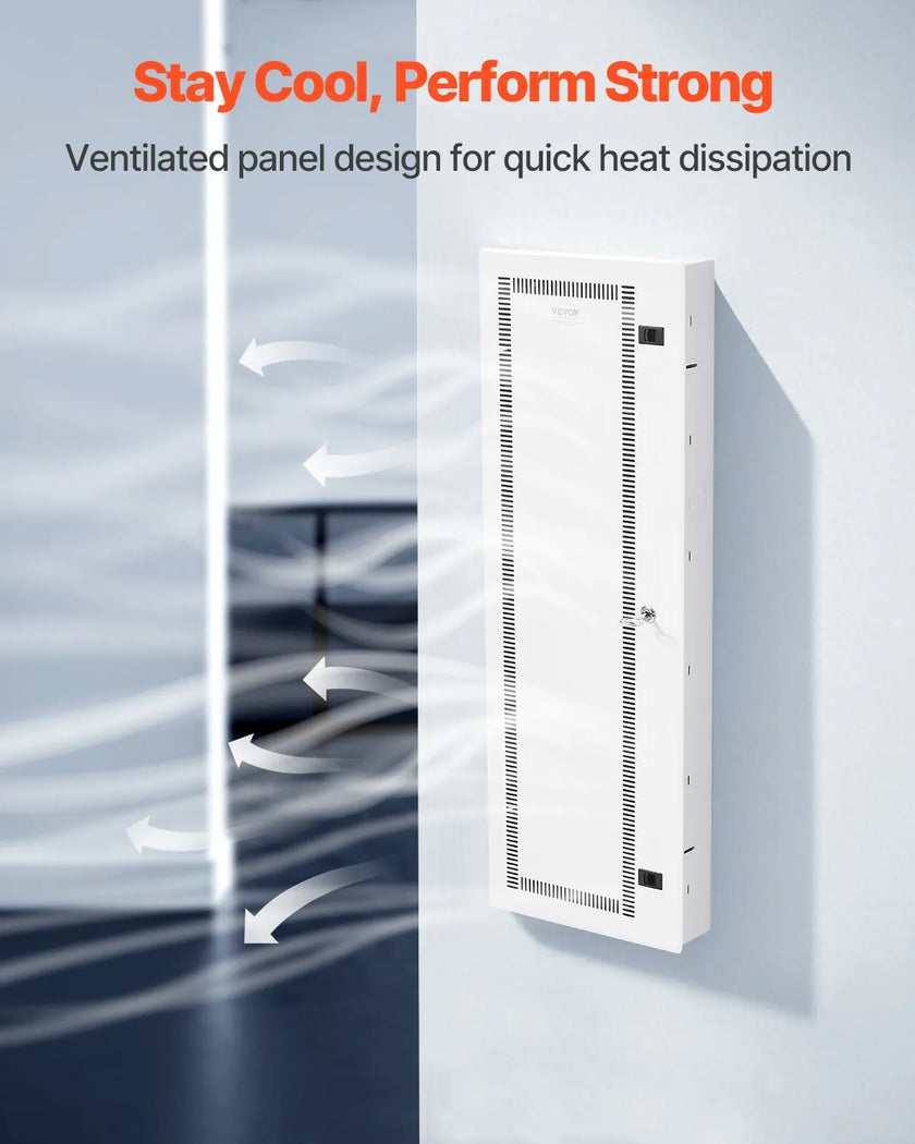 VEVOR Media Enclosure 42 in Structured Media Center with Vented Hinged Door