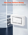 VEVOR Structured Media Enclosure 9 in Recessed in-Wall TV Media Box with Cover