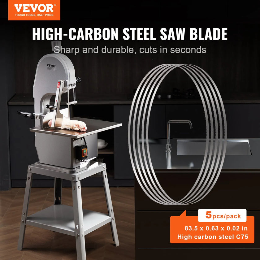 VEVOR Band Saw Blade for Cutting Meat Bone 83.5