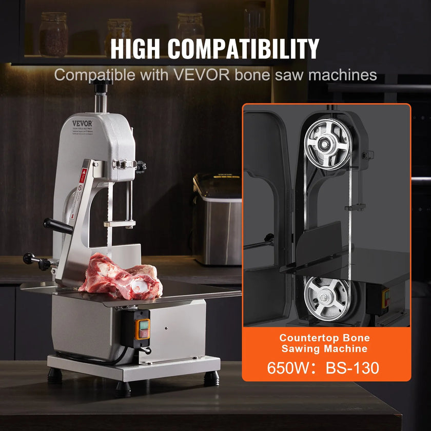 VEVOR Band Saw Blade for Cutting Meat Bone 51.2