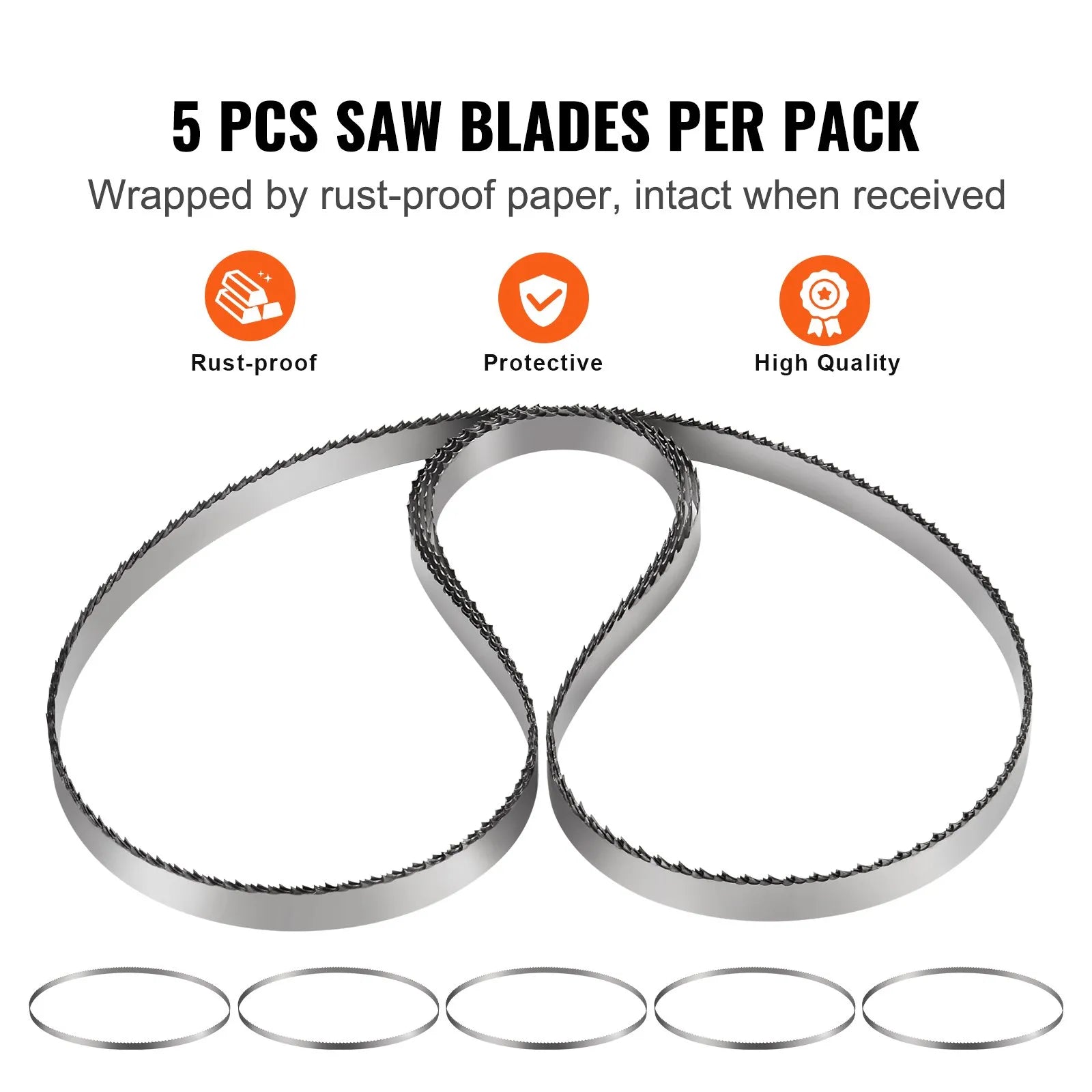 VEVOR Band Saw Blade for Cutting Meat Bone 51.2