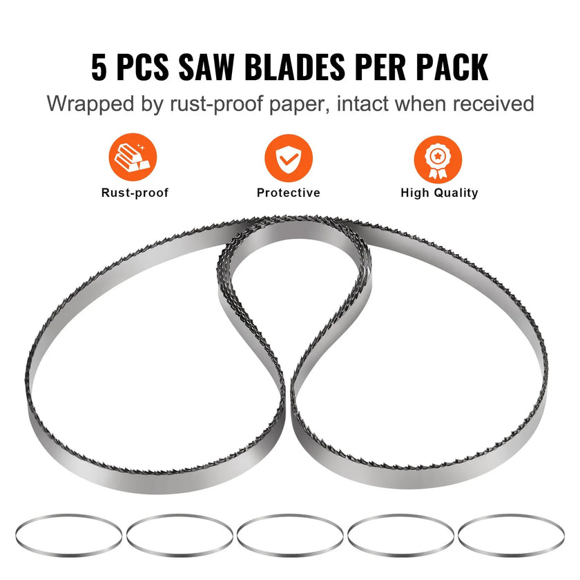 VEVOR Band Saw Blade for Cutting Meat Bone 51.2