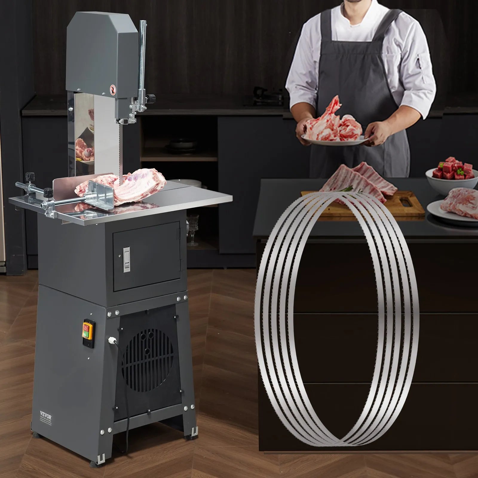 VEVOR Band Saw Blade for Cutting Meat Bone 82.3