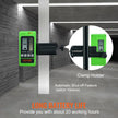 VEVOR Laser Receiver for Laser Level, 197 ft Working Range, Green Laser and Red Beam Detector for Pulsing Line Lasers, Adjustable Speaker & Dual LCD Display & Built-In Bubble Level, Clamp Included