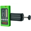 VEVOR Laser Receiver for Laser Level, 197 ft Working Range, Green Laser and Red Beam Detector for Pulsing Line Lasers, Adjustable Speaker & Dual LCD Display & Built-In Bubble Level, Clamp Included