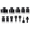 VEVOR Diamond Core Drill Bit Set, 11 PCS 6/8/10/20/25/28/32/35/45/50/65mm Diamond Hole Saw Kit, with 5/8
