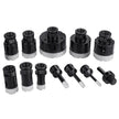 VEVOR Diamond Core Drill Bit Set, 11 PCS 6/8/10/20/25/28/32/35/45/50/65mm Diamond Hole Saw Kit, with 5/8