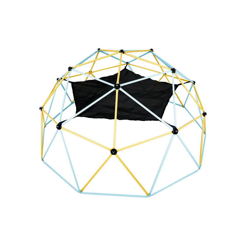 VEVOR Climbing Dome, 10FT Geometric Dome Climber with Hammock and Swing, for Kids 3 to 10 Years Old, Jungle Gym Supports 750LBS and Easy Assembly, with Climbing Grip, Outdoor Backyard Play Equipment