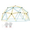 VEVOR Climbing Dome, 10FT Geometric Dome Climber Play Center for Kids 3 to 10 Years Old, Jungle Gym Supports 750LBS and Easy Assembly, with Climbing Grip, Outdoor Backyard Play Equipment for Kids
