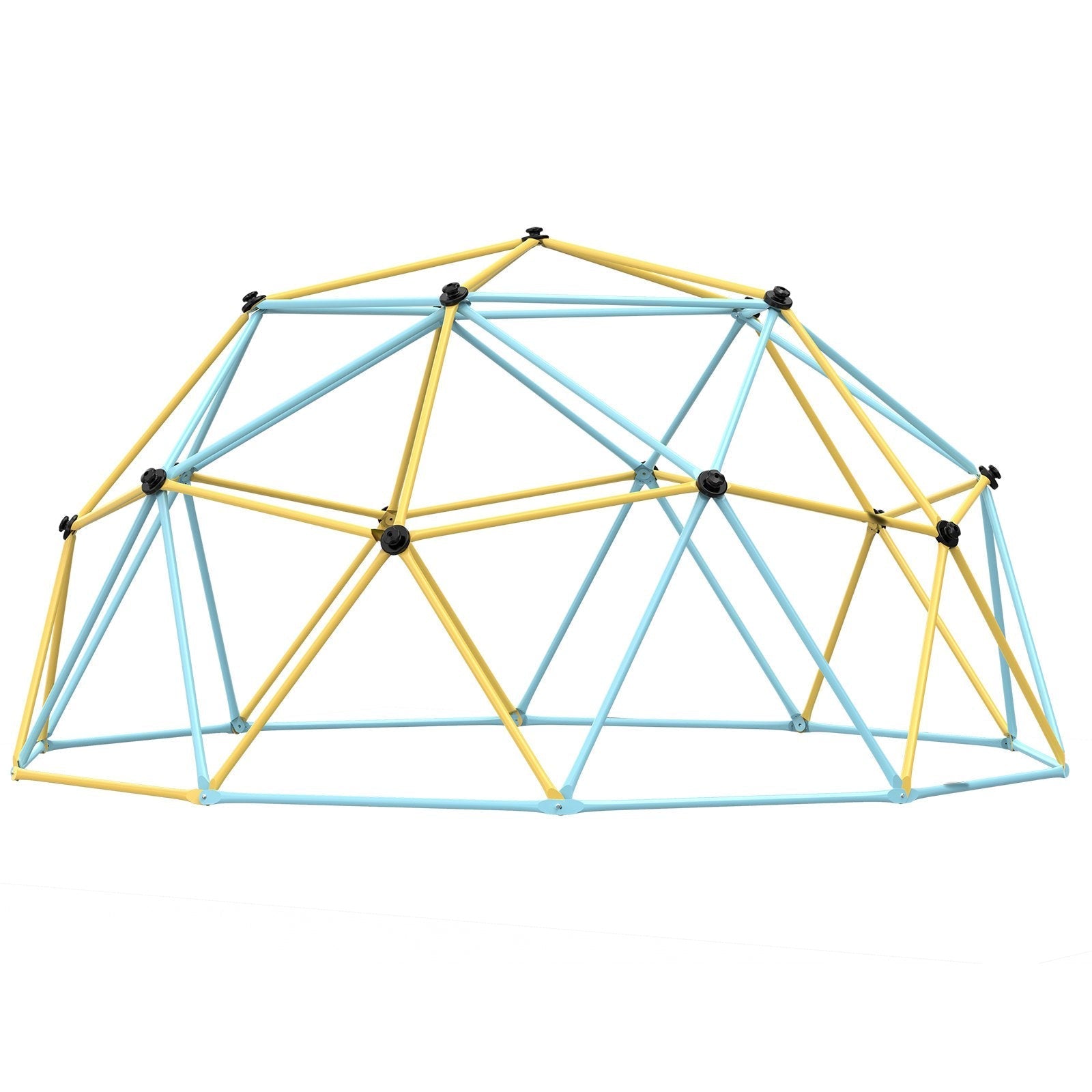 VEVOR Climbing Dome, 10FT Geometric Dome Climber Play Center for Kids 3 to 10 Years Old, Jungle Gym Supports 750LBS and Easy Assembly, with Climbing Grip, Outdoor Backyard Play Equipment for Kids